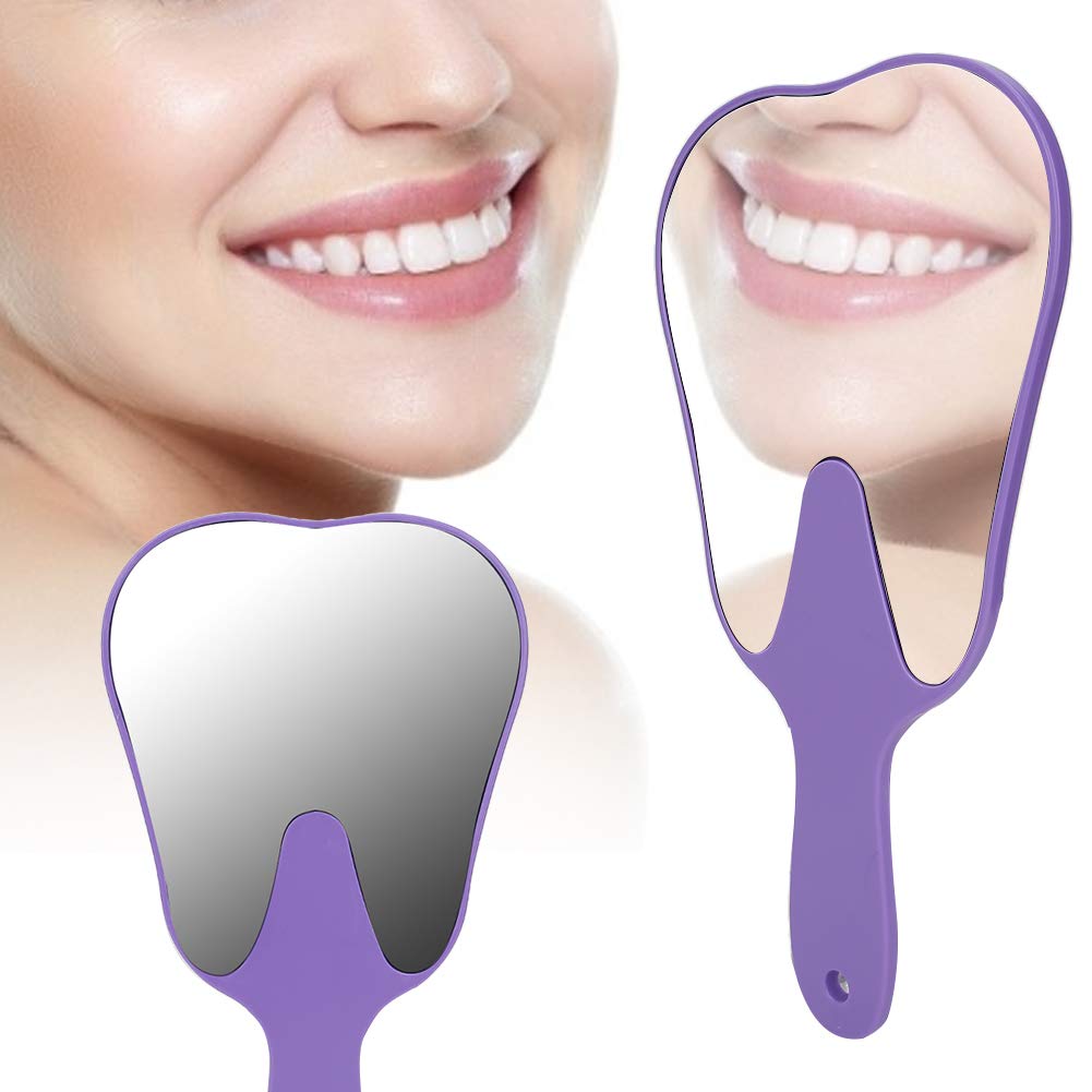 Diş Şekilli Ayna Mor
