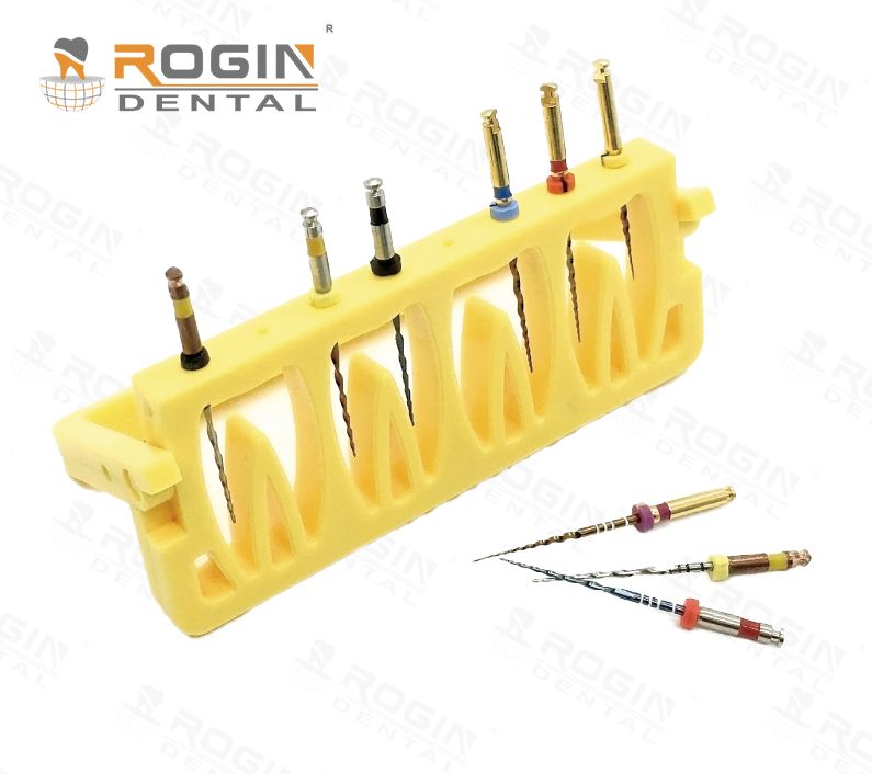 Rogin Sup-Taper Files BLUE ve GOLD Nikel Titanyum Kanal Eğesi