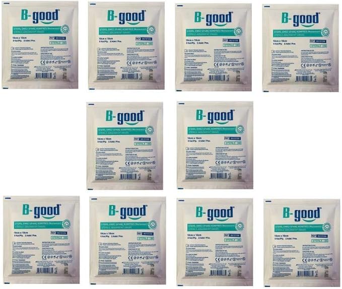 B-Good Steril Spanç Gaz Kompres 30cm x 80cm 2'li 10 Paket