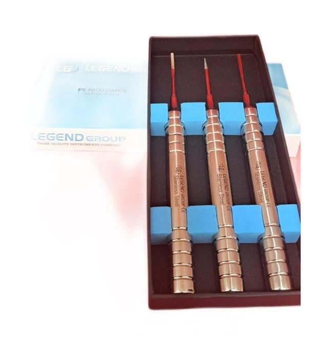 Legend Premium Periotome Seti 3'lü - Atravmatik Diş Çekim Aleti
