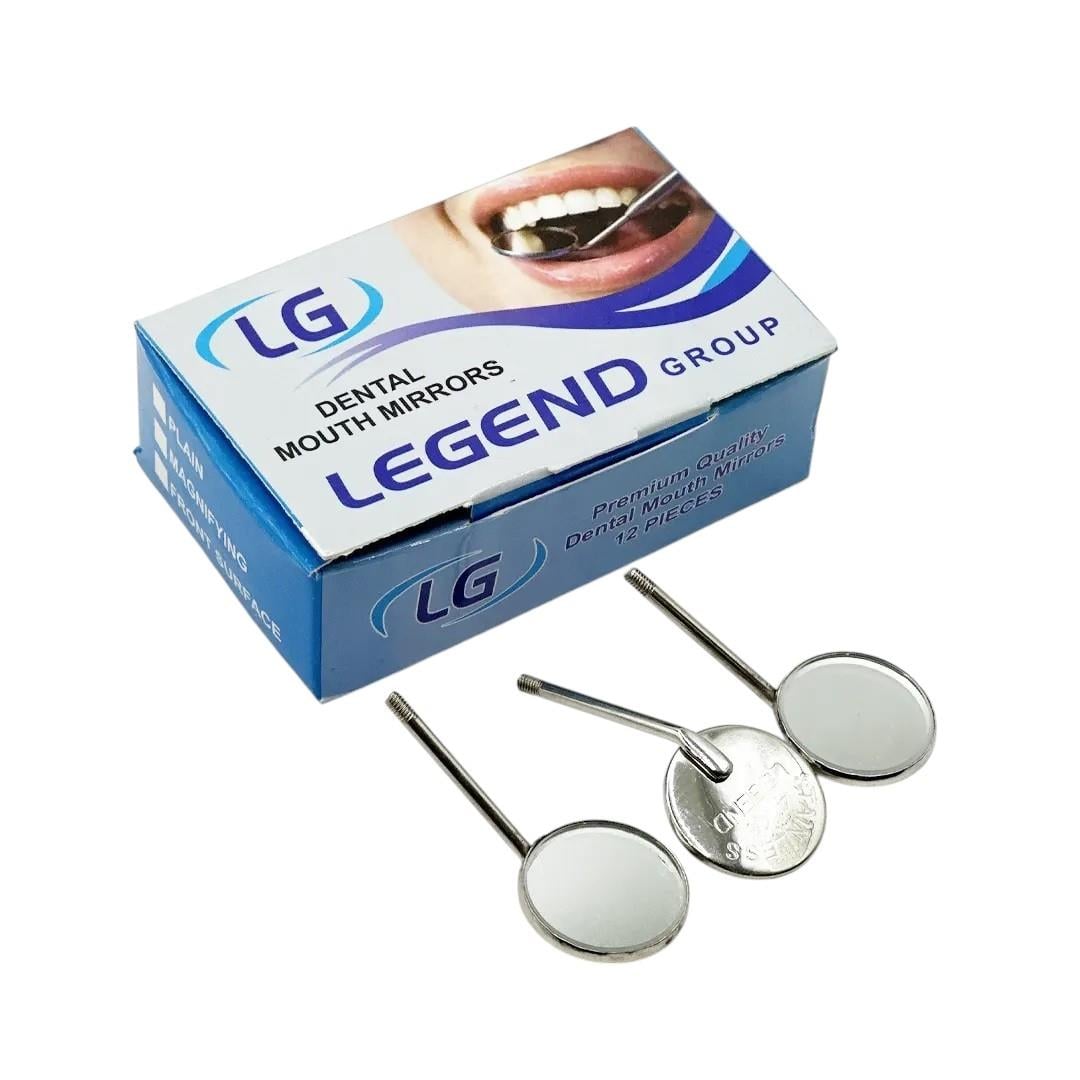 Legend Premium Ayna Başı 12'li Paket - Otoklavlanabilir Paslanmaz Çelik