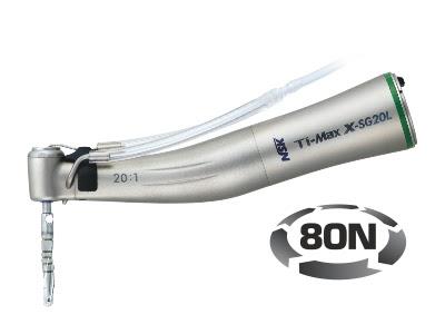 NSK Ti-Max X-SG20L LED Işıklı İmplant Cerrahi Anguldurva (20:1 Hız Düşürücü)