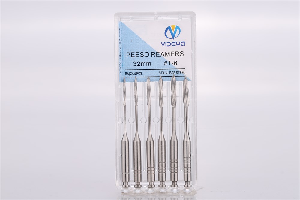 Videya Peeso Reamers 1/6 Asorti Manuel Kök Kanal Eğesi
