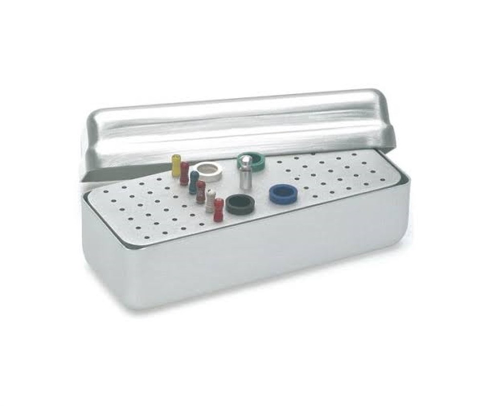 Omega Endobox Renkli Metal 52'li Endodontik Alet Kutusu