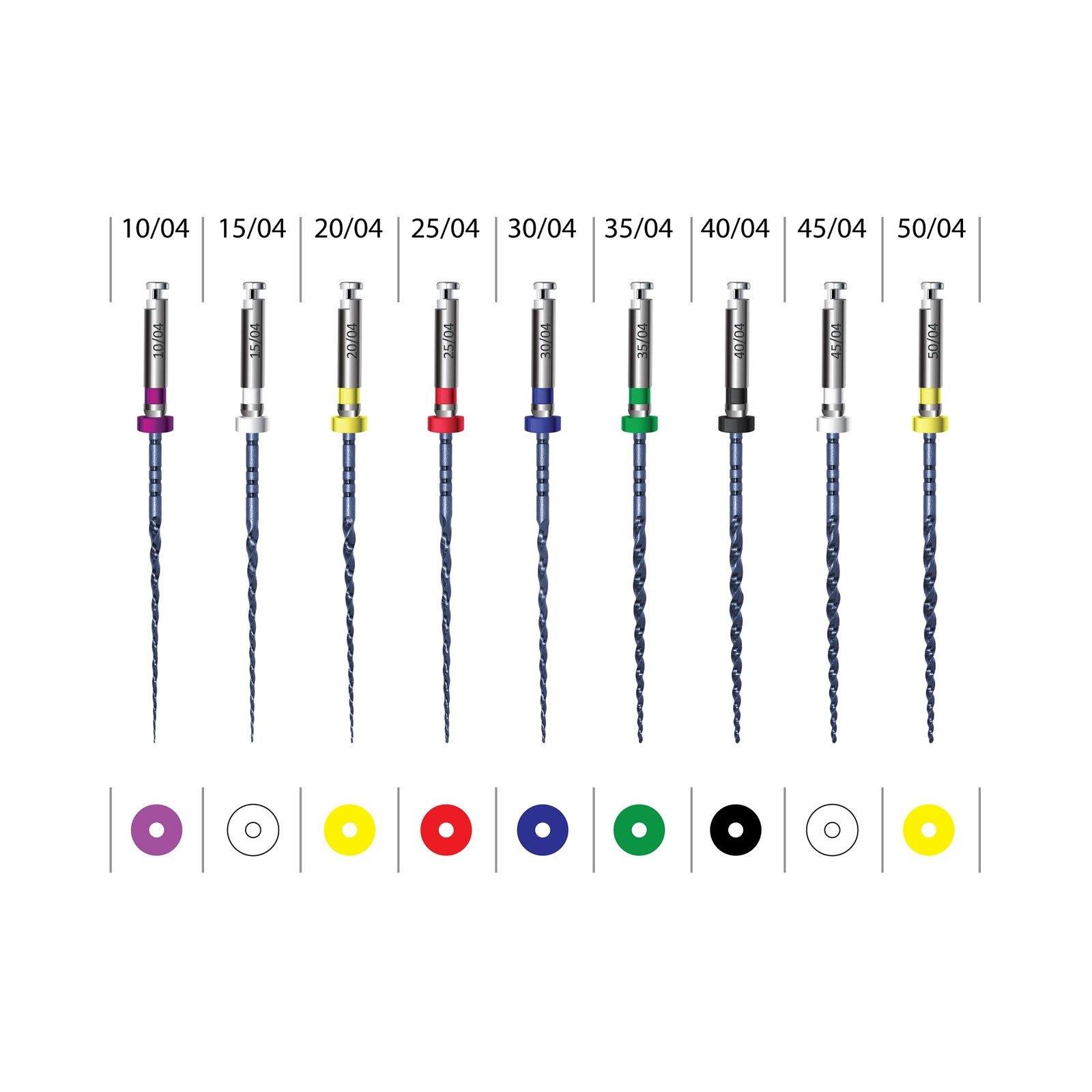 EndoArt Smart Blue Kit Eğe 04 Taper Rotary Kanal Eğesi Seti