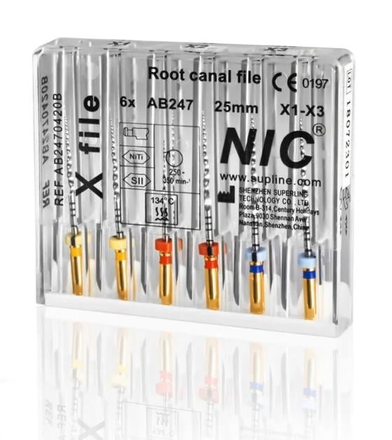Nic Superline NİC X+ File Protaper Next Gold Kanal Eğesi 25 mm