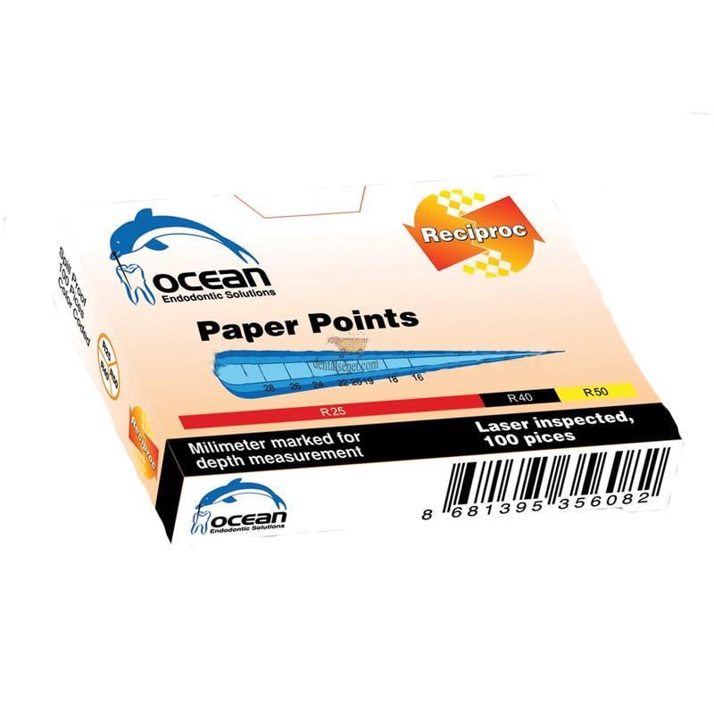 Ocean Resiproc Paper Points - Kök Kanal Kurutma Konileri