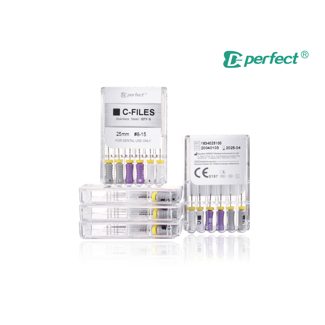Perfect C Files Kök Kanal Eğeleri 25 mm (6'lı Set)