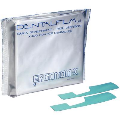 Dental Film ErgonomX Kendinden Banyolu Radyografik Film (50'li Paket)