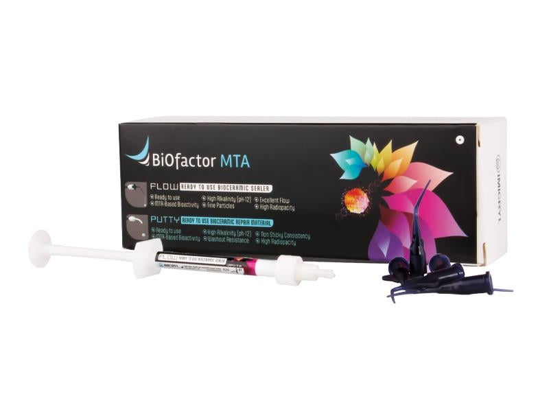 Imicryl Biofactor MTA Flow 2 x 1.2 g Şırınga - Biyoaktif Endodontik Tamir Materyali