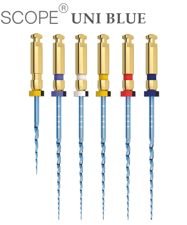 Scope Uni Blue Kanal Eğeleri 25 MM - Ni-Ti Rotary Endodonti Sistemi