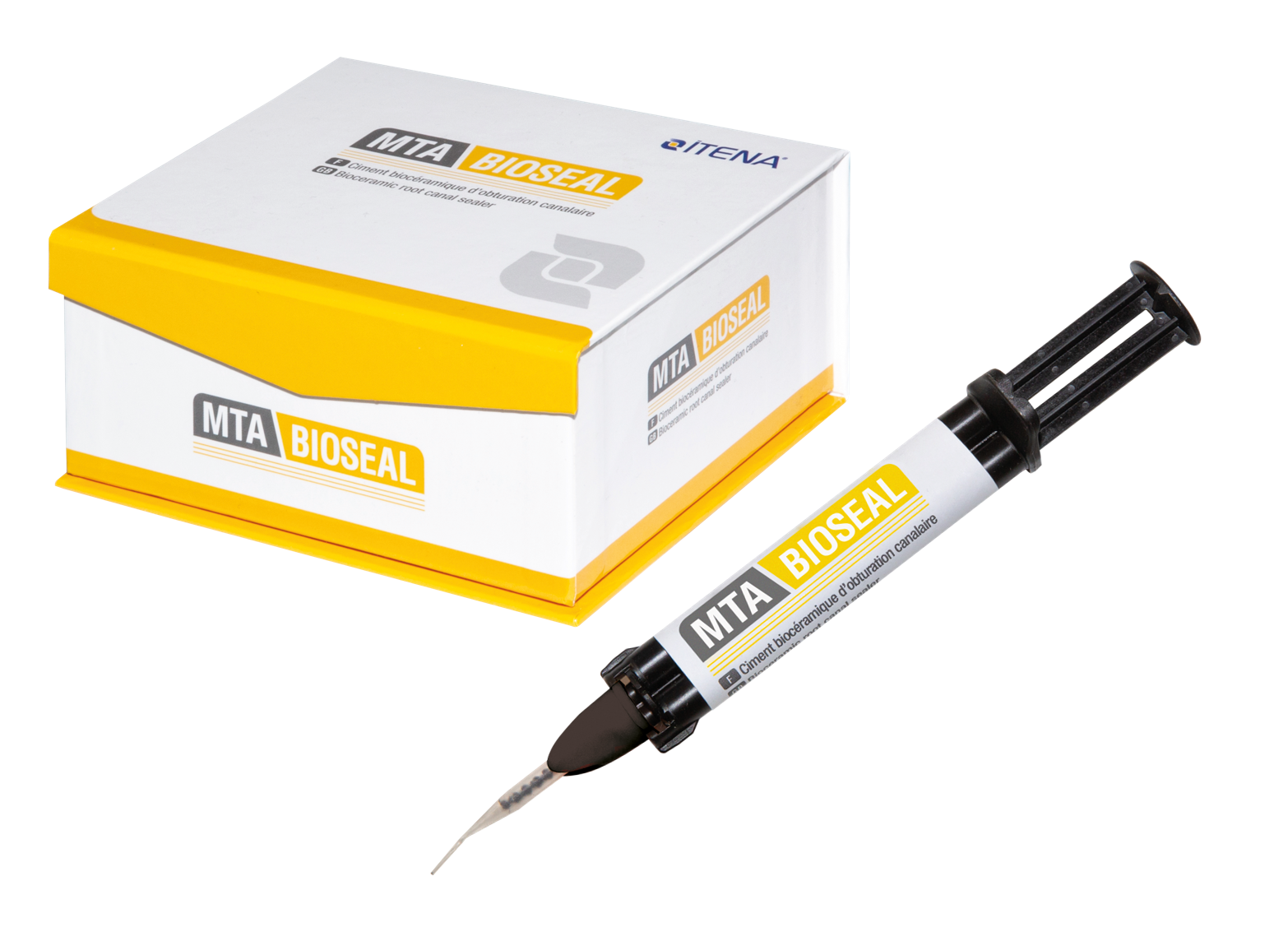 İtena MTA Bioseal Bioseramik Esaslı Kök Kanal Dolum ve Sızdırmazlık Patı (4g Şırınga + 10 Karıştırma Ucu)
