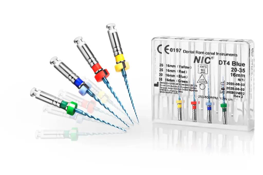 NİC Superline DT Blue Pedo File Kanal Çocuk Endodonti Eğesi Seti (4'lü)