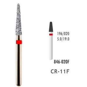 Omega Aeratör Elmas Taper Frez Kırmızı Shoulder (No: 12, 14, 16, 18)