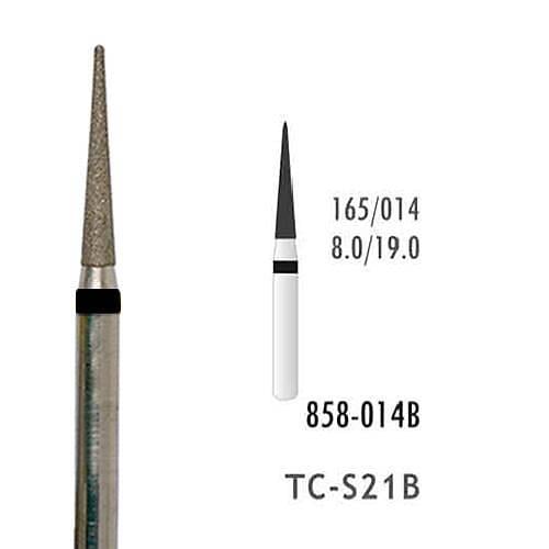 Omega Anguldurva Elmas Alev Uçlu Frez Siyah