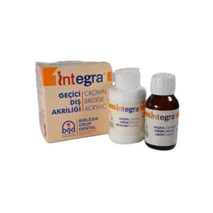 İntegra Geçici Akrilik Takım - Küçük Boy (80gr Toz + 50ml Likit) A1/A2 Renk Seçenekleri