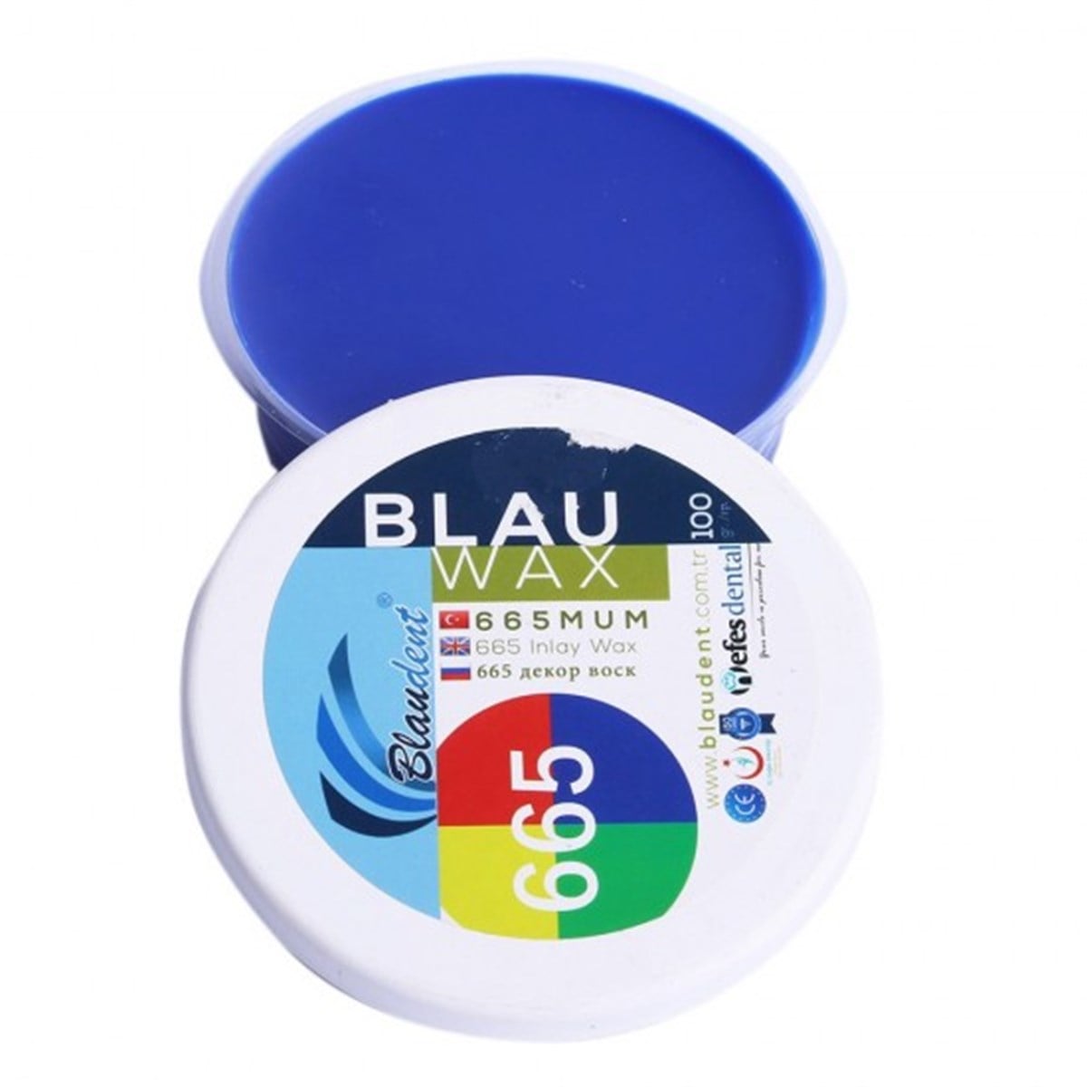 Blauwax Mavi Modelasyon Mumu - Dental Laboratuvar Mumu
