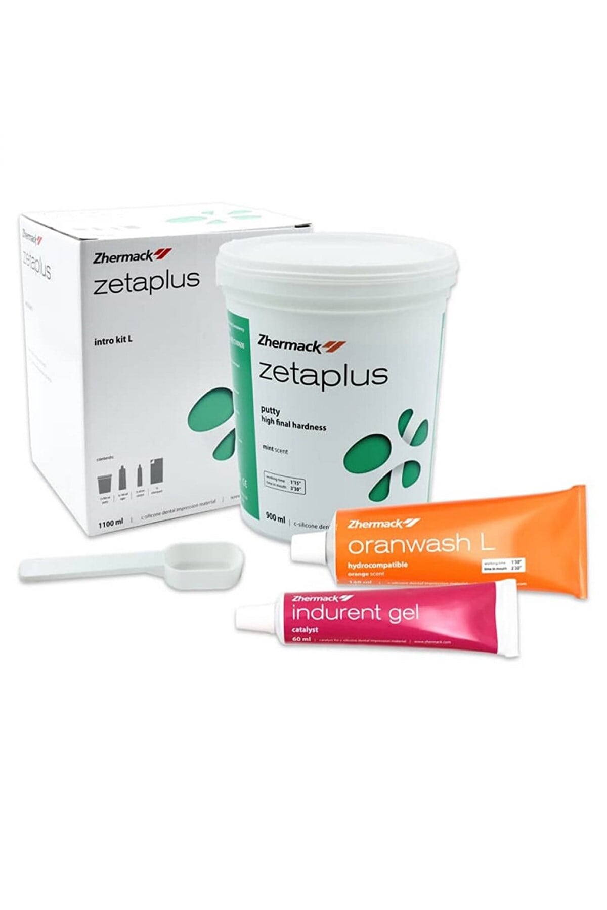Zhermack ZetaPlus C Tipi Silikon Ölçü Maddesi Takım (Zetaplus 900ml + Oranwash L 2 + İndurent Gel)