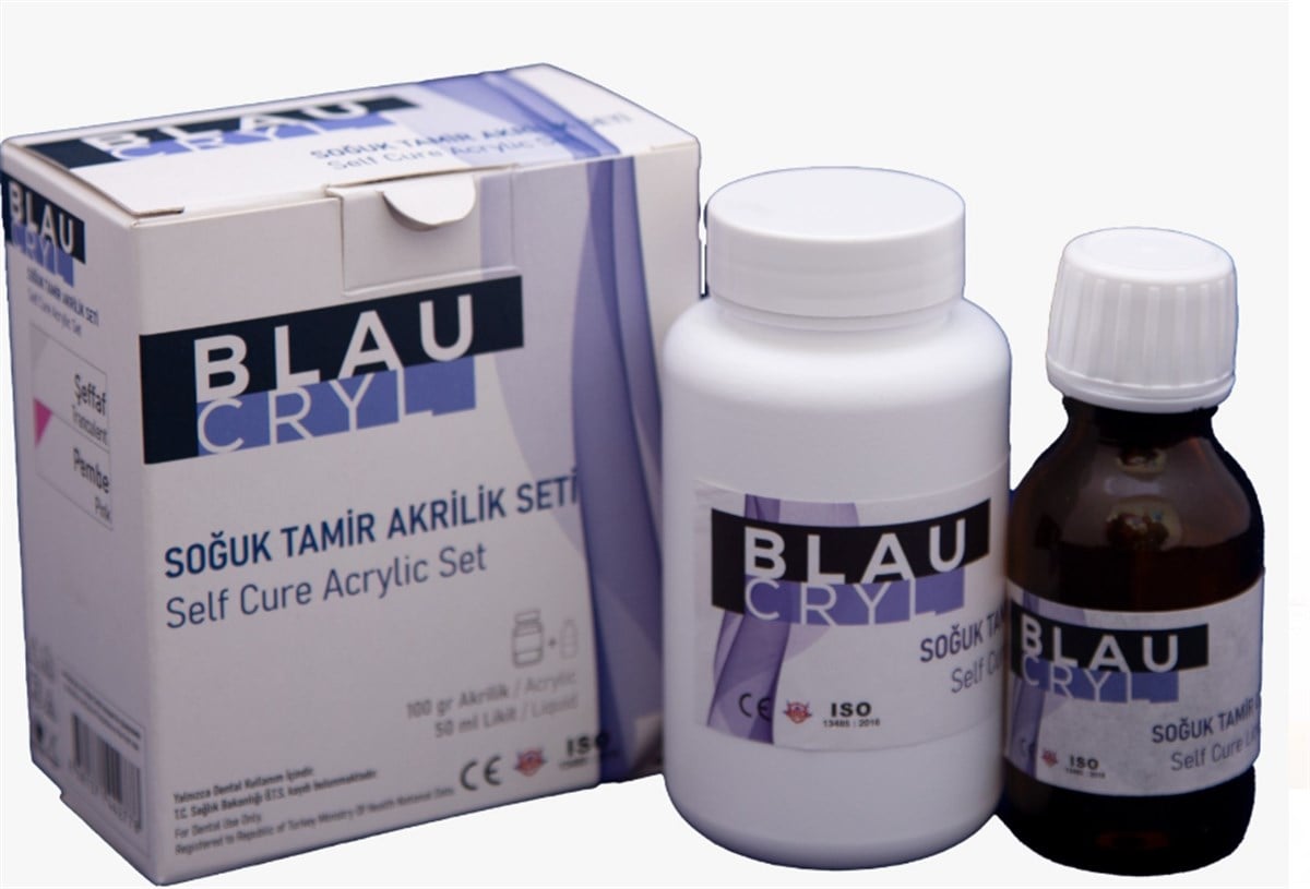 Blauacryl Soğuk Akrilik Öğrenci Takımı 100gr 50ml