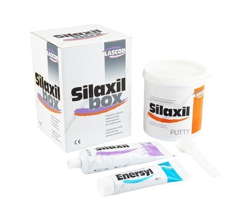 Lascod Silaxil Box C Tipi Silikon Ölçü Seti (Putty 900mL + Light Body 140mL + Katalizör 60mL)