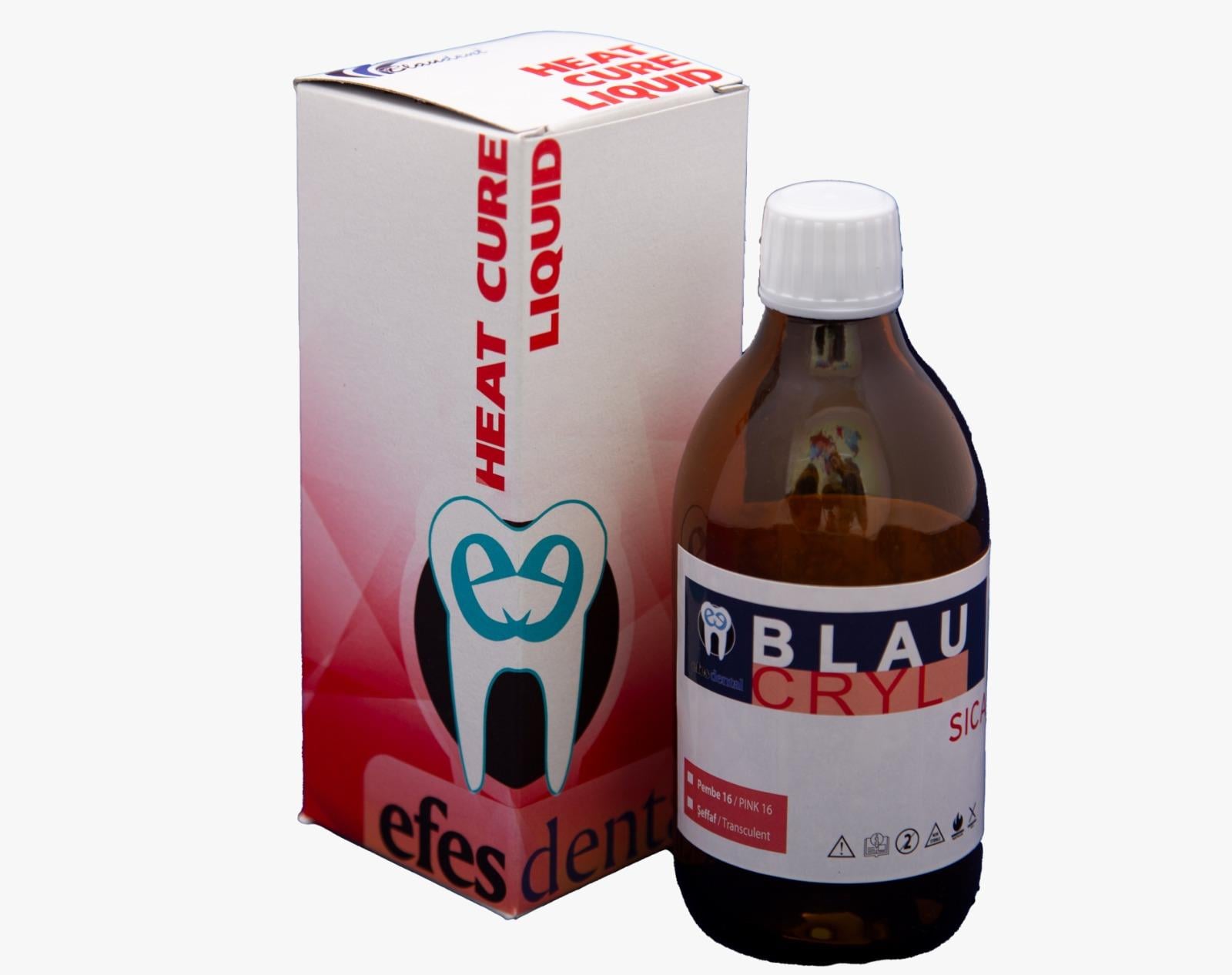 Blauacryl Sıcak Akrilik Likit 250 Ml - Dental Laboratuvar Akrilik Sıvısı