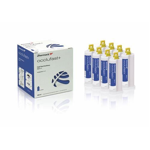 Zhermack Occlufast Kapanış Silikonu 8 x 50 ml Kartuş (Baz + Katalizör)