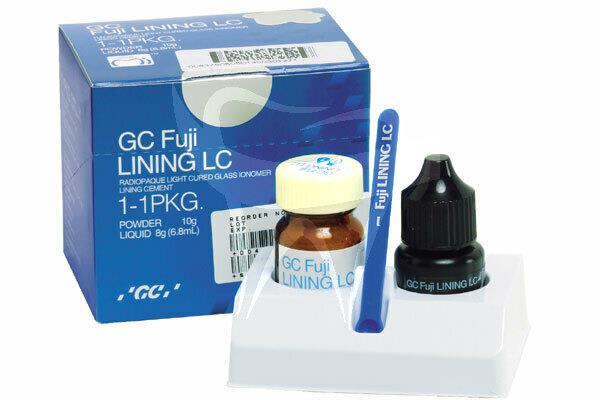 GC Dental Fuji Lining LC Işıkla Sertleşen Cam İyonomer Siman - 10gr Toz + 6.8ml Sıvı Set