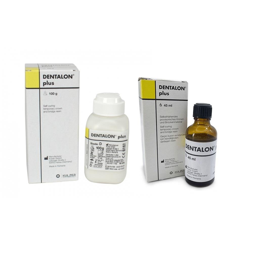 Kulzer Dentalon Plus Geçici Kron Köprü Akriliği Takımı (100g Toz + 45ml Likit)