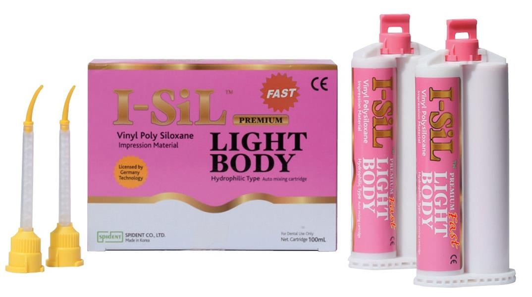 Spident I-Sil Light Body 100 ml 2.Ölçü A Tipi Silikon Ölçü Maddesi