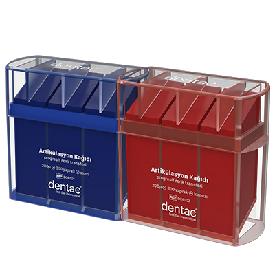 Dentac Artikülasyon Kağıdı 200 Mikron 300 Adet Ambalaj