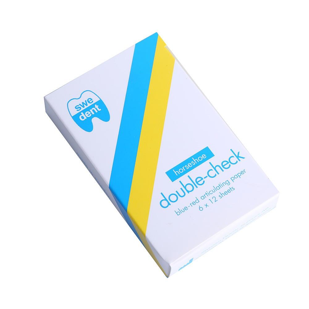 Swedent Double Check Artikülasyon Kağıdı Nal (12'li Paket)