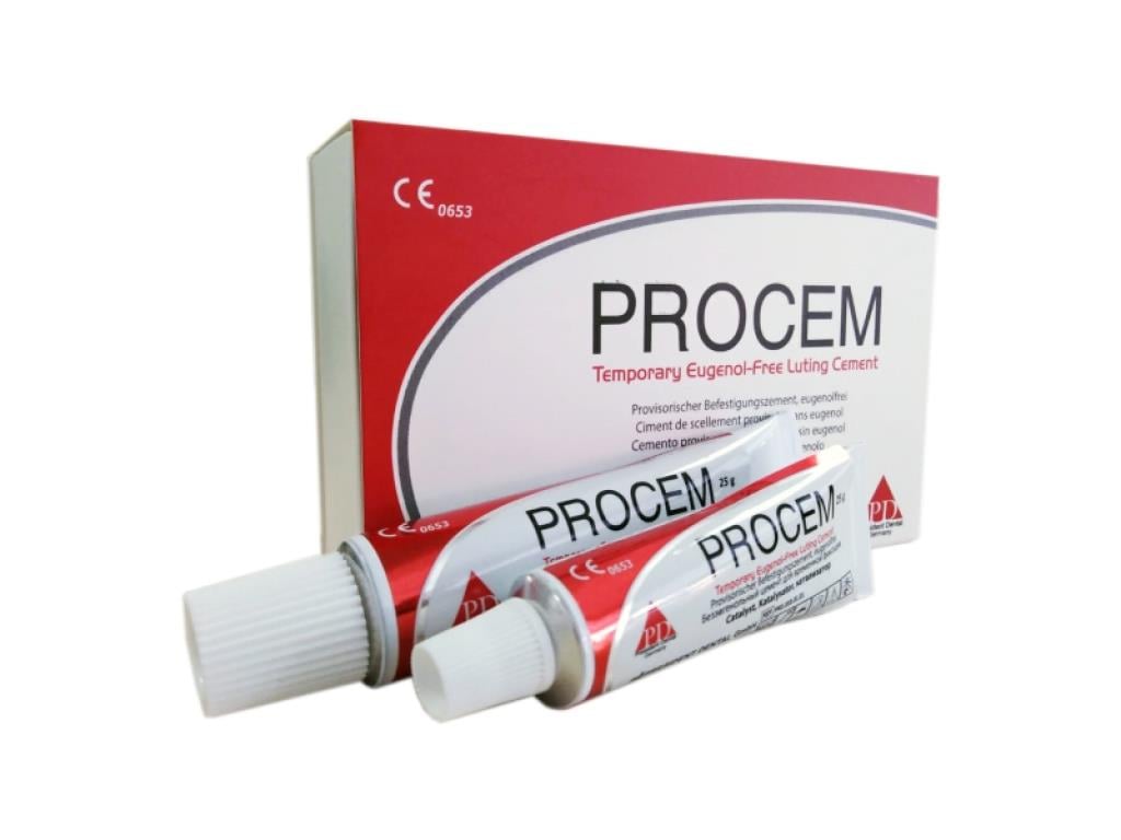 President ProCem Geçici Yapıştırıcı Siman - Ojenolsuz, 25gr Baz + 25gr Katalizör Set