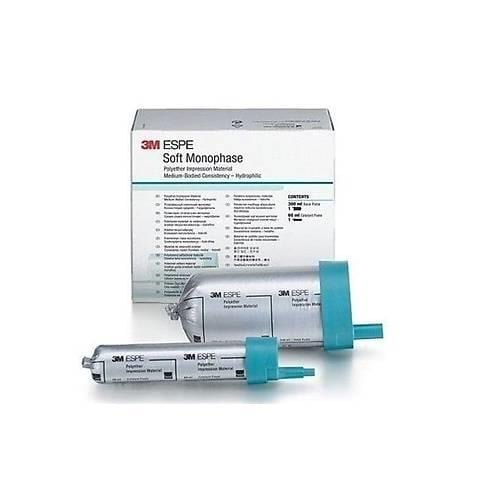 3M Soft Monophase Polieter Ölçü Materyali - 300 ml Baz + 60 ml Katalizör Seti