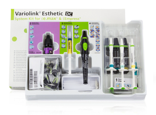 İvoclar Vivadent Variolink Esthetic DC Yapıştırma Simanı System Kit E.Max