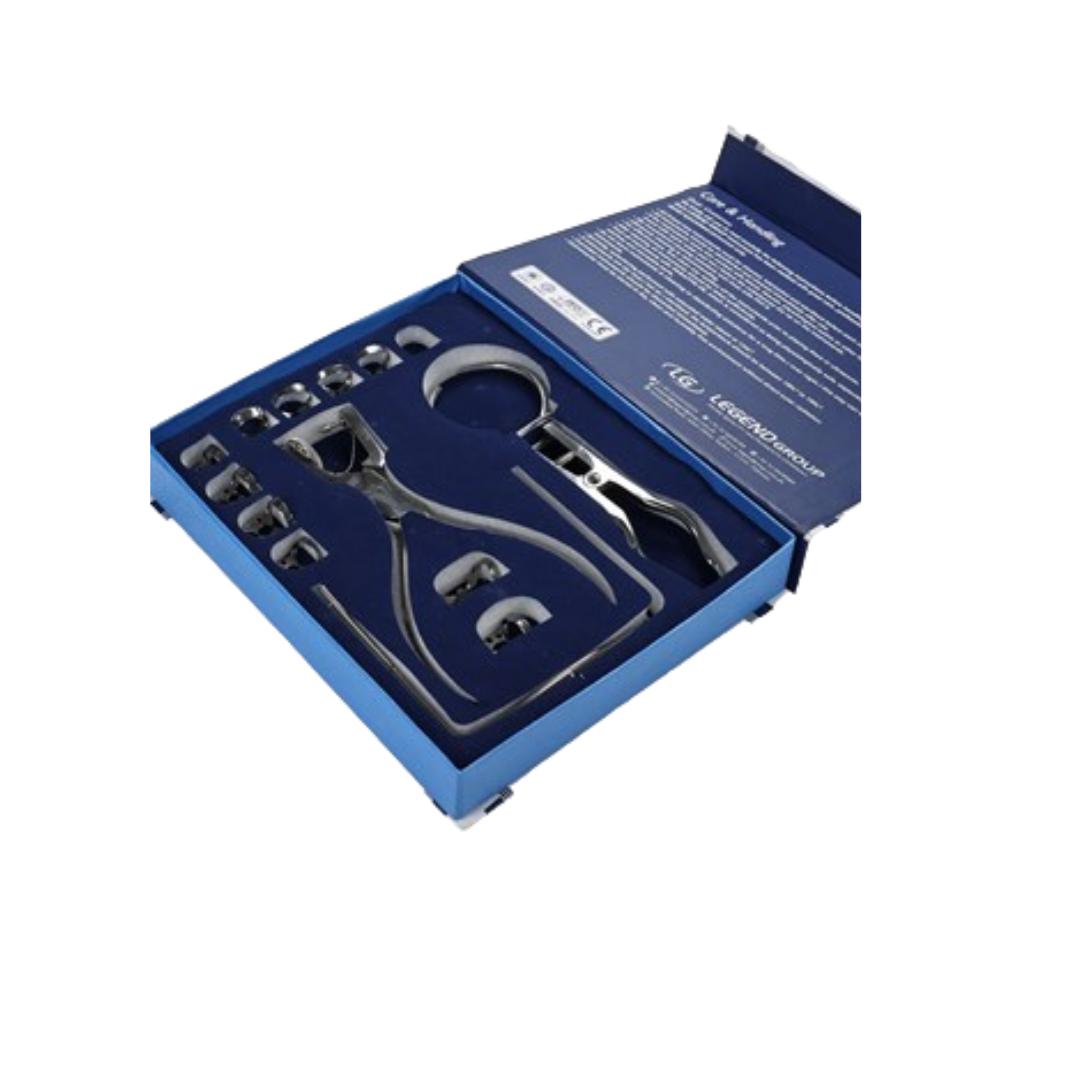 Legend Premium Rubber Dam İzolasyon Seti (10 Klemp, Delici, Tutucu, Çerçeve)