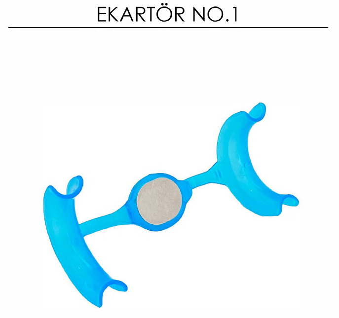 Omega Aynalı Ekartör Mavi - Restoratif Diş Hekimliği Ekartörü