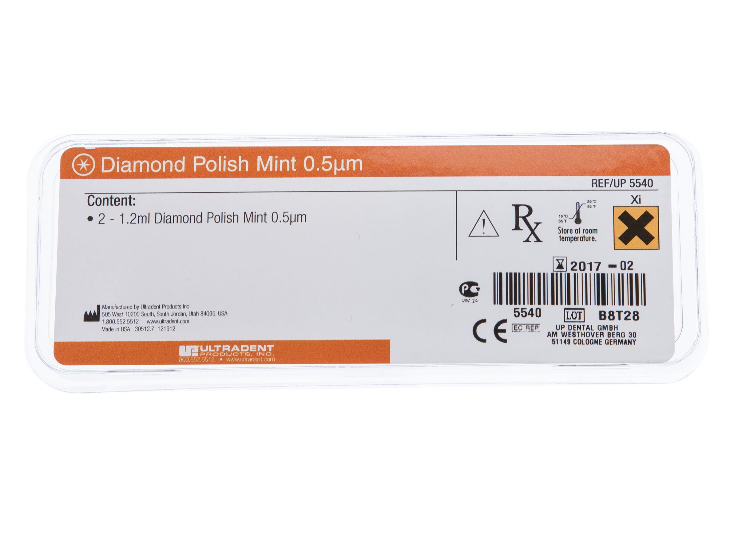 Ultradent Diamond Polish Mint Elmas Polisaj Patı 0,5 μm Mini Refill (2x1,2 ml)