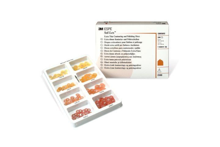 3M Sof-Lex XT Ekstra İnce Cila Diskleri Tanıtım Seti 240 Adet