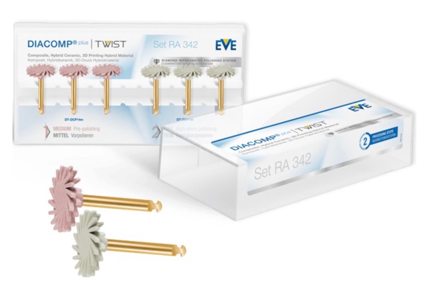 EVE Diacomp Plus Twist Kompozit Cila Disk Seti (Ra342) - 6'lı Ambalaj