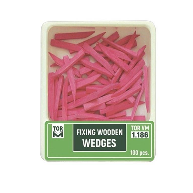 Tor VM Ahşap Kama Pembe Kalın No: 1.186 - 100'lü Paket