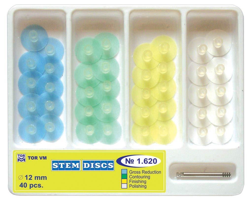Tor VM Kompozit Bitirme ve Cilalama Disk Seti 1620 | 40 Disk + Mandren