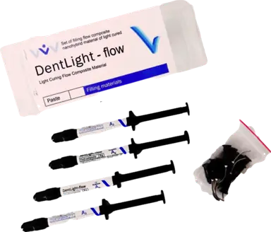 Vladmiva Dentlight Flow Akışkan Kompozit 4'lü Şırınga Seti (A1, A2, A3)