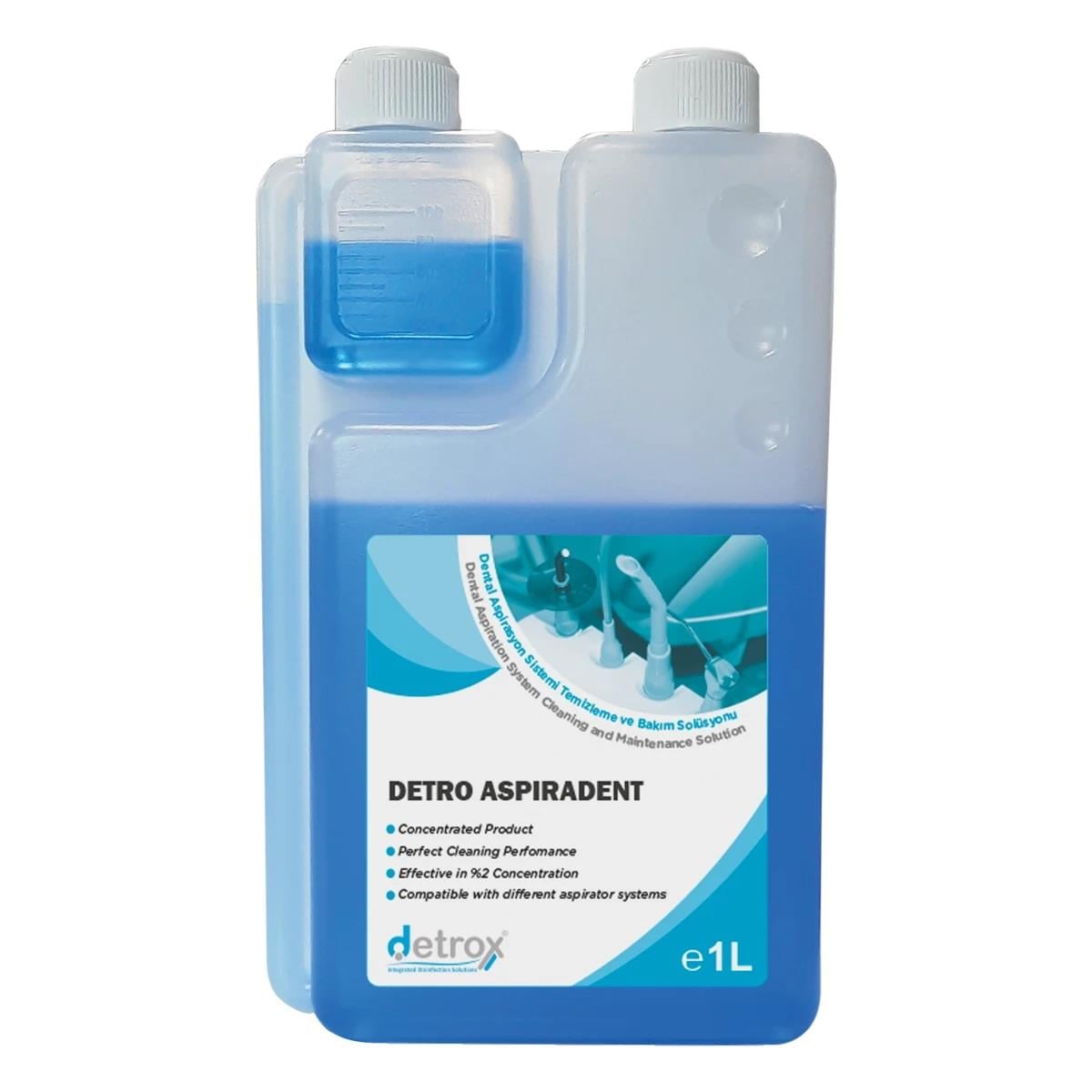 Detrox Aspiradent 1 lt %2 Konsantre Aspiratör Dezenfektanı