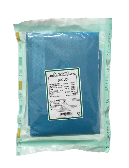 Dr. Green Steril İmplant Örtü Seti - Komple Cerrahi Örtü Paketi